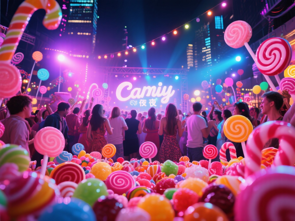 糖果派对狂欢夜：甜蜜相伴欢乐齐飞
