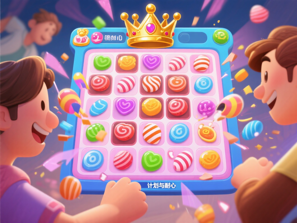 糖果派对金冠荣耀:甜蜜之旅梦想启航,开启奇幻糖果世界探险 每当九宫格的糖果开始变换、碰撞、消失时,那种甜蜜的
