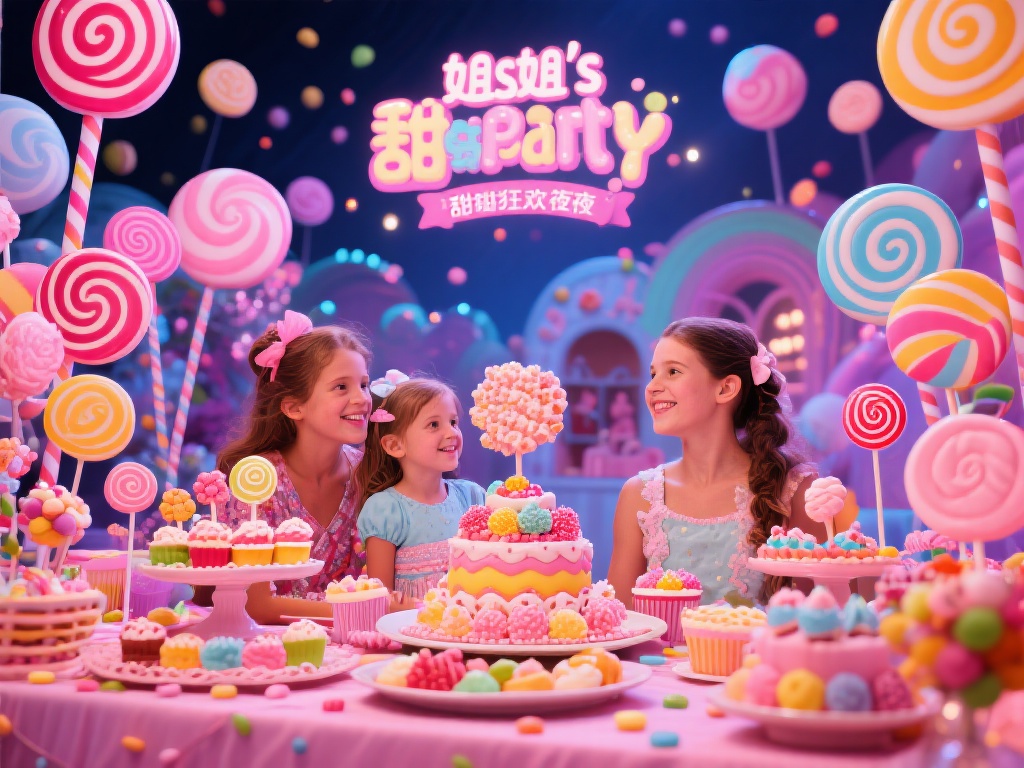 姐姐糖果派对：探索甜蜜狂欢夜的奇幻冒险之旅