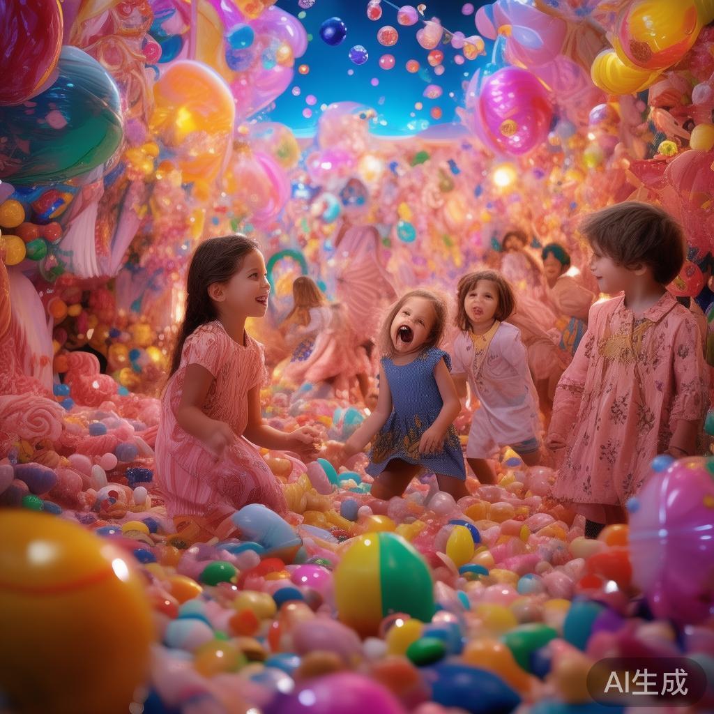 童趣缤纷的花糖果派对精彩瞬间呈现 在童年的世界里,甜美与趣味永远是不可或缺的主题。近