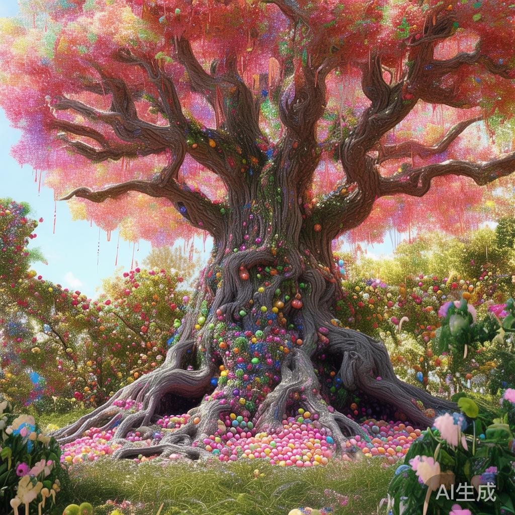 糖果派对作为一种充满童趣与幻想的庆典，融合了各式各