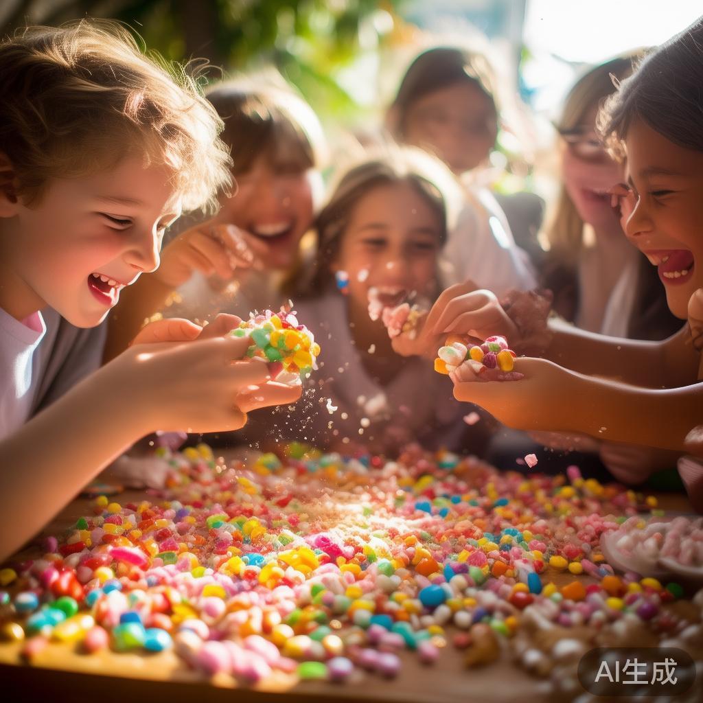 在每个人的童年记忆中，糖果总是带来无尽的快乐与甜蜜