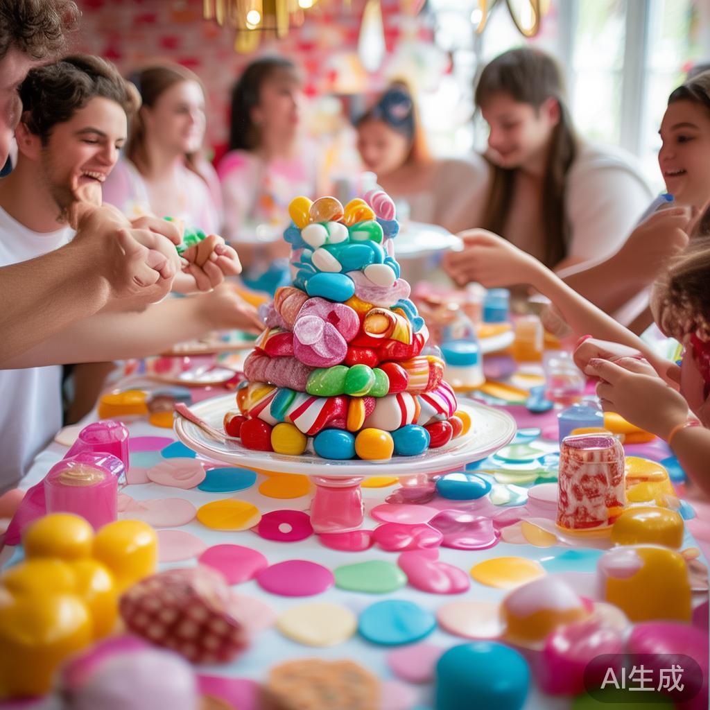 甜蜜糖果女孩派对:欢乐盛宴精彩无限的童话时光 为了让派对氛围更加热烈,可设置数个特色互动环节。例