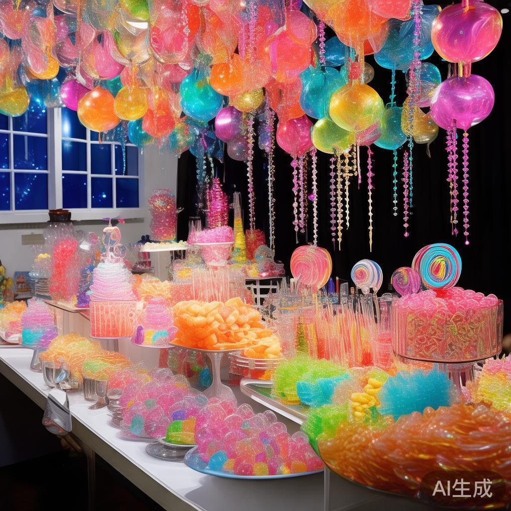 缤纷多彩的花式糖果派对盛宴:甜蜜迷人体验畅享无限乐趣 当你踏入糖果派对现场,首先感受到的便是缤纷色彩的海