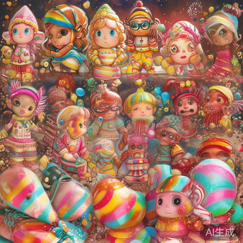 奇幻多彩的糖果派对漫画世界大冒险